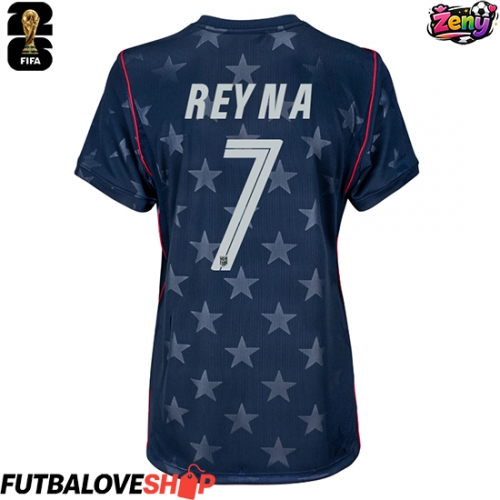 Dres Spojené štáty Giovanni Reyna #7 Preč pre Ženy MS 2026 Krátky Rukáv